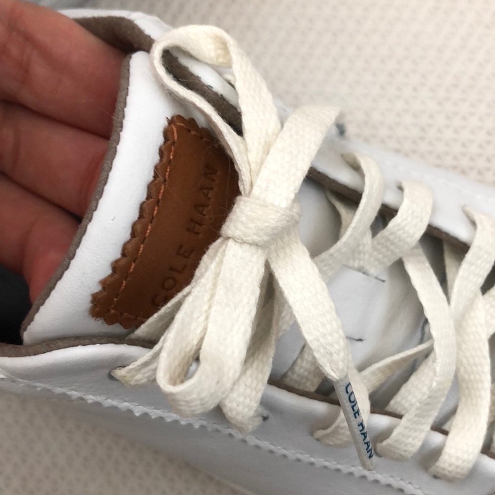 Cole Haan Mindi Lace Up in white - Picture 13 of 14